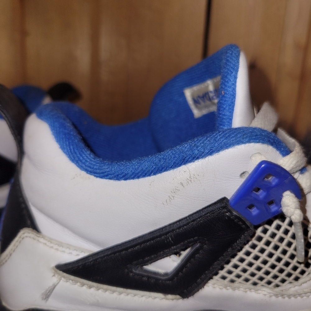 Jordan Kids Sneakers White Blue Black - Picture 11 of 14